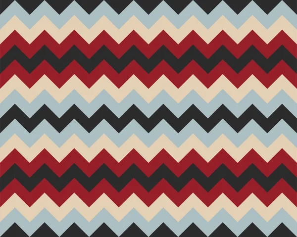 Modèle Zigzag Sans Couture Zig Zag Couleur Fond Conception Abstraite — Image vectorielle