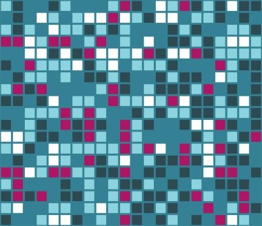 Renkli mozaik. Renkli bir geçmiş. Soyut, pürüzsüz desen. Vektör illüstrasyonu. 