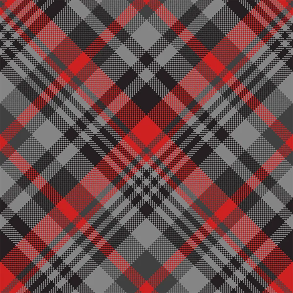 Skottland Silver Tartan Diagonal Konsistens Sömlös Mönster Vektor Illustration Eps — Stock vektor