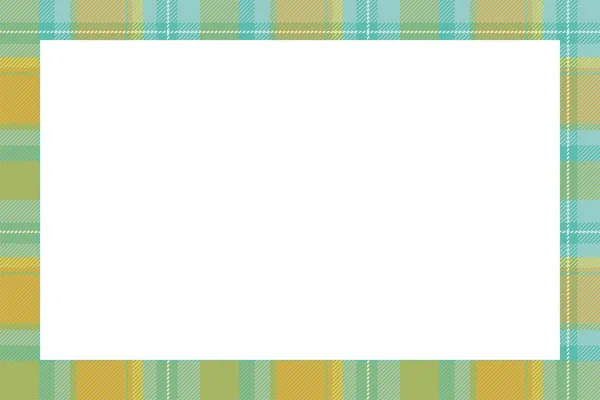 Вінтажний Вектор Кадрів Шотландський Прикордонний Ретро Стиль Краса Порожнього Фону — стоковий вектор
