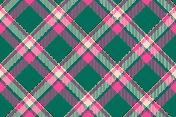 Tartan Scotland Nahtlos Karierte Muster Vektor Retro Hintergrund Stoff Vintage — Stockvektor