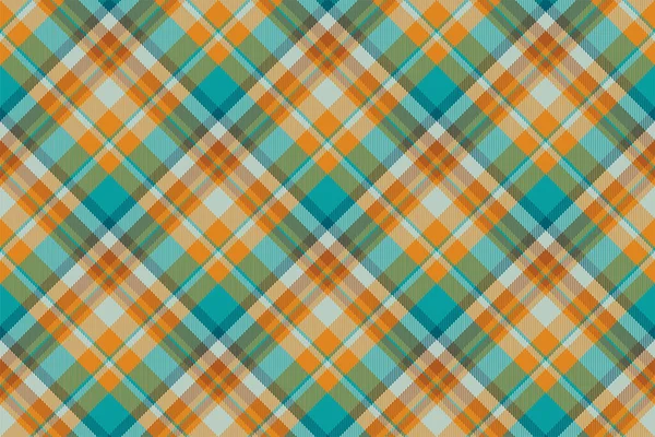 Tartan Scotland Nahtlos Karierte Muster Vektor Retro Hintergrund Stoff Vintage — Stockvektor