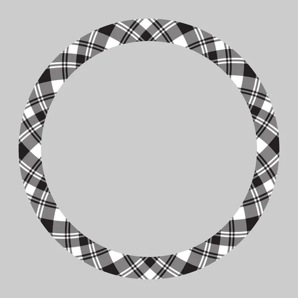 Cercle Bordures Cadres Vecteur Modèle Bordure Ronde Géométrique Vintage Conception — Image vectorielle