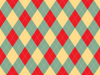 Argyle deseni kusursuz. Kumaş dokusu arka planı. Klasik argill vektör süslemesi.