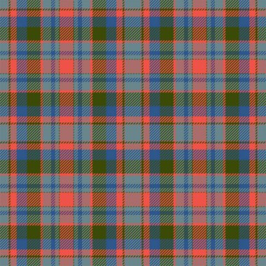Tartan İskoçya kusursuz ekose desenli taşıyıcı. Retro arkaplan kumaşı. Tekstil baskısı, ambalaj kağıdı, hediye kartı, duvar kağıdı düz tasarım için klasik denetim renk kare geometrik dokusu.