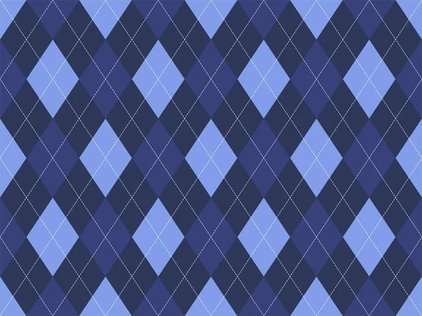 Padrão Argyle Sem Costura Fundo Textura Tecido Ornamento Clássico Vetor — Vetor de Stock