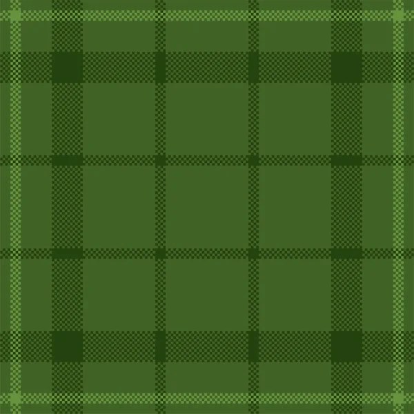 Tartan Ruitpatroon Naadloos Print Stof Textuur Controleer Vectorachtergrond — Stockvector