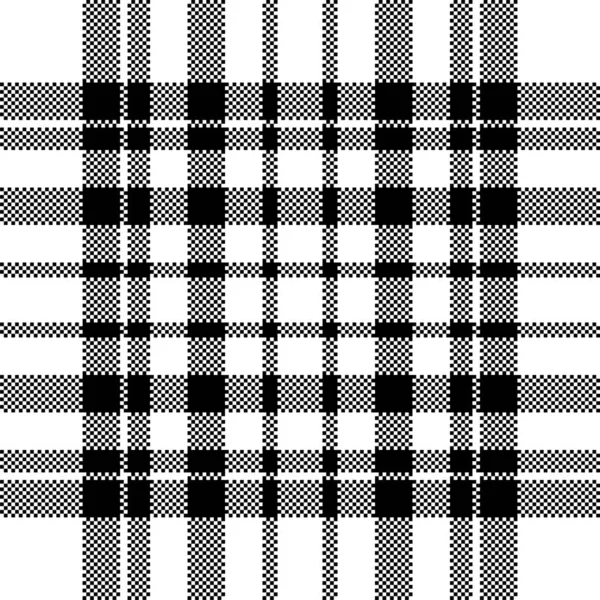 Pixel Achtergrond Vector Ontwerp Moderne Naadloze Patroon Plaid Vierkante Textuur — Stockvector