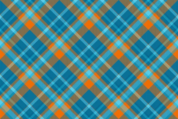 Tartan Scotland Seamless Plaid Pattern Vector Retro Background Fabric Vintage — Stock Vector