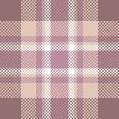 Piksel arkaplan vektör tasarımı. Modern, pürüzsüz desenli ekose. Kare kumaş. Tartan İskoç tekstili. Güzellik rengi süsleri..