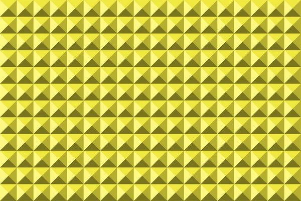 摘要矢量金字塔背景无缝黄色图案纹理 — 图库矢量图片