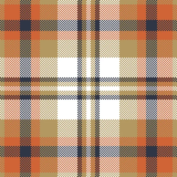 Pixel Background Vector Design Modern Seamless Pattern Plaid Square Texture — Stock Vector