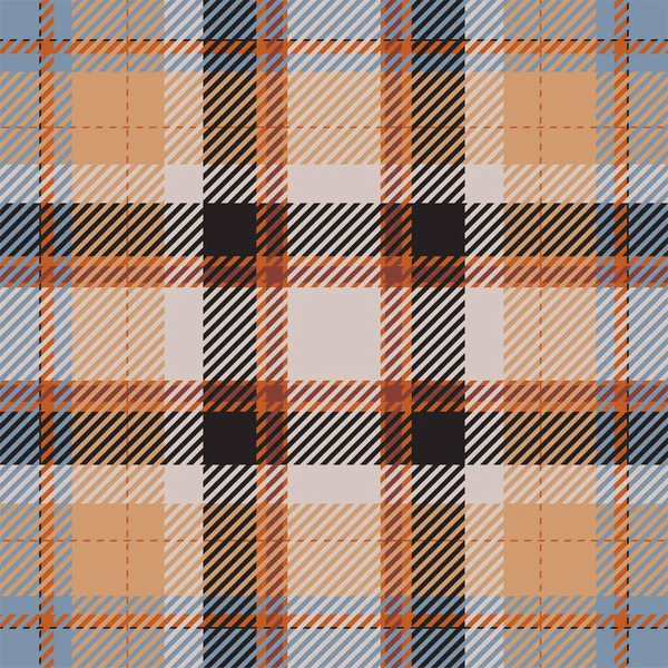 Tartan Scotland Seamless Plaid Pattern Vector Retro Background Fabric Vintage — Stock Vector