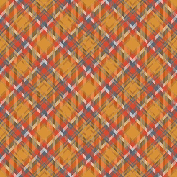 Vecteur Motif Carreaux Écossais Tartan Sans Couture Tissu Fond Rétro — Image vectorielle