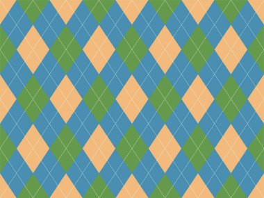 Argyle deseni kusursuz. Kumaş dokusu arka planı. Klasik argill vektör süslemesi.
