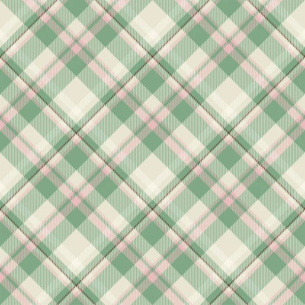 Vecteur Motif Carreaux Écossais Tartan Sans Couture Tissu Fond Rétro — Image vectorielle