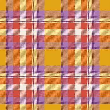 Tartan İskoçya kusursuz ekose desenli taşıyıcı. Retro arkaplan kumaşı. Tekstil baskısı, ambalaj kağıdı, hediye kartı, duvar kağıdı düz tasarım için klasik denetim renk kare geometrik dokusu.