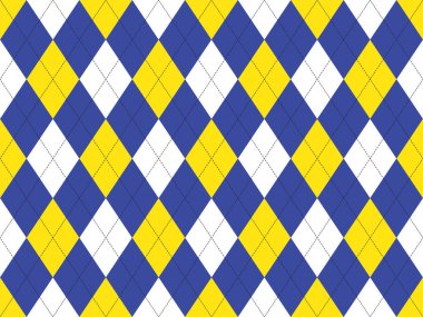 Argyle deseni kusursuz. Kumaş dokusu arka planı. Klasik argill vektör süslemesi.