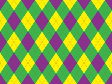 Argyle deseni kusursuz. Kumaş dokusu arka planı. Klasik argill vektör süslemesi.