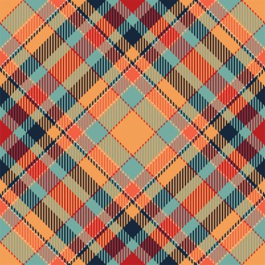Tartan İskoçya kusursuz ekose desenli taşıyıcı. Retro arkaplan kumaşı. Tekstil baskısı, ambalaj kağıdı, hediye kartı, duvar kağıdı düz tasarım için klasik denetim renk kare geometrik dokusu.