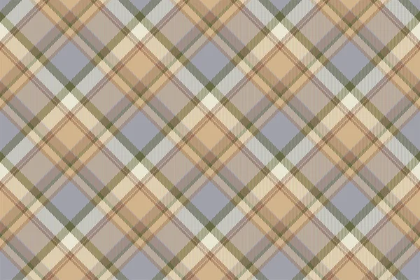 Vecteur Motif Carreaux Écossais Tartan Sans Couture Tissu Fond Rétro — Image vectorielle