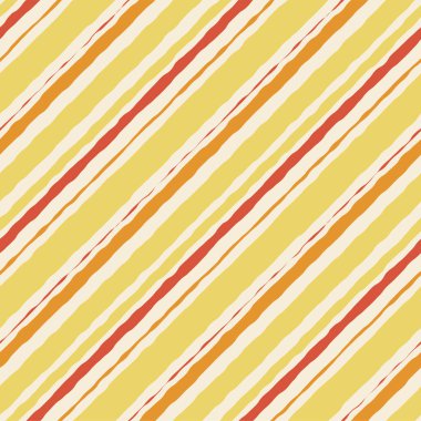 Sarı desenli dikişsiz suluboya turuncu çizgili grunge. Vektör arkaplanı.