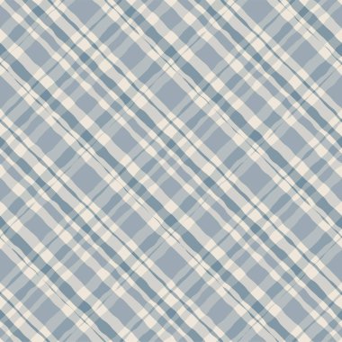 Kusursuz ekoseli suluboya desenli gingham pastel. Vektör arkaplanı.