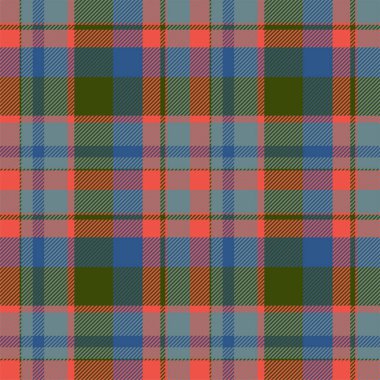 Tartan İskoçya kusursuz ekose desenli taşıyıcı. Retro arkaplan kumaşı. Tekstil baskısı, ambalaj kağıdı, hediye kartı, duvar kağıdı düz tasarım için klasik denetim renk kare geometrik dokusu.
