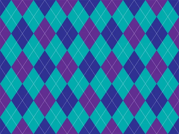 Patrón Argyle Sin Costuras Textura Tela Fondo Clásico Ornamento Vector — Vector de stock