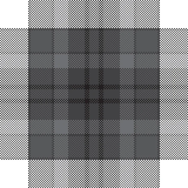 Pixel Achtergrond Vector Ontwerp Moderne Naadloze Patroon Plaid Vierkante Textuur — Stockvector