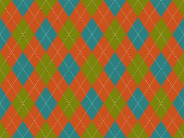 Argyle deseni kusursuz. Kumaş dokusu arka planı. Klasik argill vektör süslemesi.
