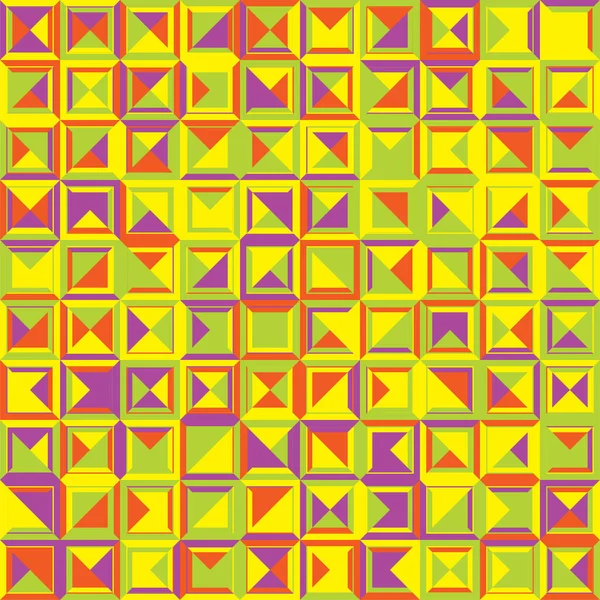 Patrón Inconsútil Geométrico Fondo Abstracto Colorido Diseño Vectorial Estilo Moderno — Archivo Imágenes Vectoriales