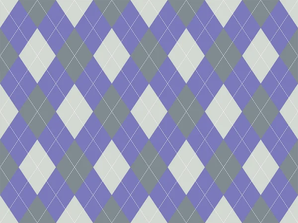 Modèle Argyle Sans Couture Texture Tissu Fond Argile Classique Ornement — Image vectorielle
