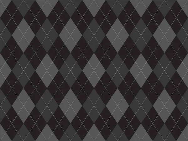 Argyle Muster Nahtlos Textur Hintergrund Klassisches Argill Vektorornament — Stockvektor