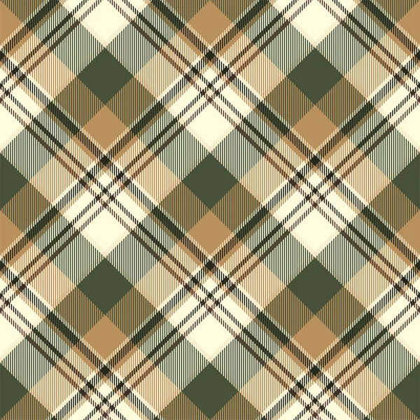 Vecteur Motif Carreaux Écossais Tartan Sans Couture Tissu Fond Rétro — Image vectorielle