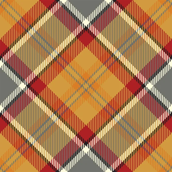 Tartan Scotland Seamless Plaid Pattern Vector Retro Background Fabric Vintage — Stock Vector