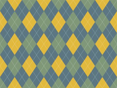 Argyle deseni kusursuz. Kumaş dokusu arka planı. Klasik argill vektör süslemesi.