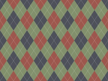 Argyle deseni kusursuz. Kumaş dokusu arka planı. Klasik argill vektör süslemesi.