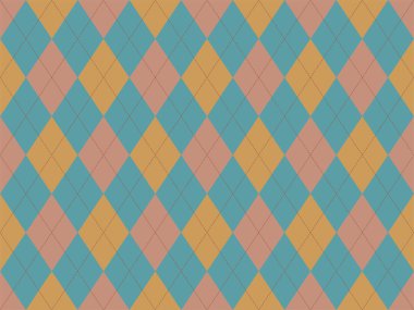 Argyle deseni kusursuz. Kumaş dokusu arka planı. Klasik argill vektör süslemesi.