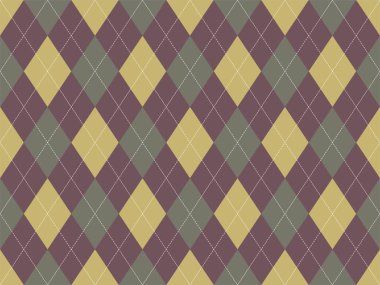 Argyle deseni kusursuz. Kumaş dokusu arka planı. Klasik argill vektör süslemesi.