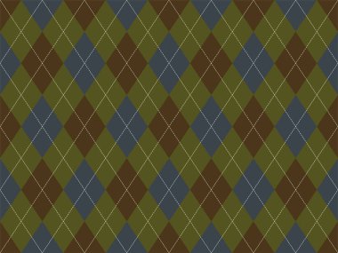Argyle deseni kusursuz. Kumaş dokusu arka planı. Klasik argill vektör süslemesi.