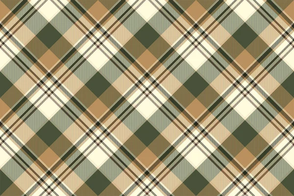 Vecteur Motif Carreaux Écossais Tartan Sans Couture Tissu Fond Rétro — Image vectorielle