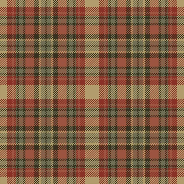 Tartan Scotland Nahtlos Karierte Muster Vektor Retro Hintergrund Stoff Vintage — Stockvektor