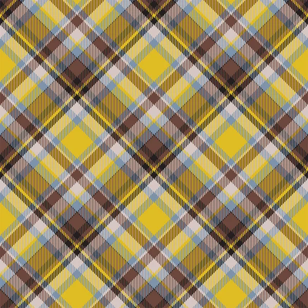 Tartan Scotland Senza Soluzione Continuità Plaid Pattern Vector Tessuto Sfondo — Vettoriale Stock