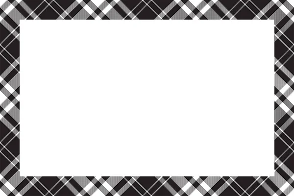 Винтажный Вектор Рамы Ретро Стиль Шотландской Границы Красота Пустой Фон — стоковый вектор