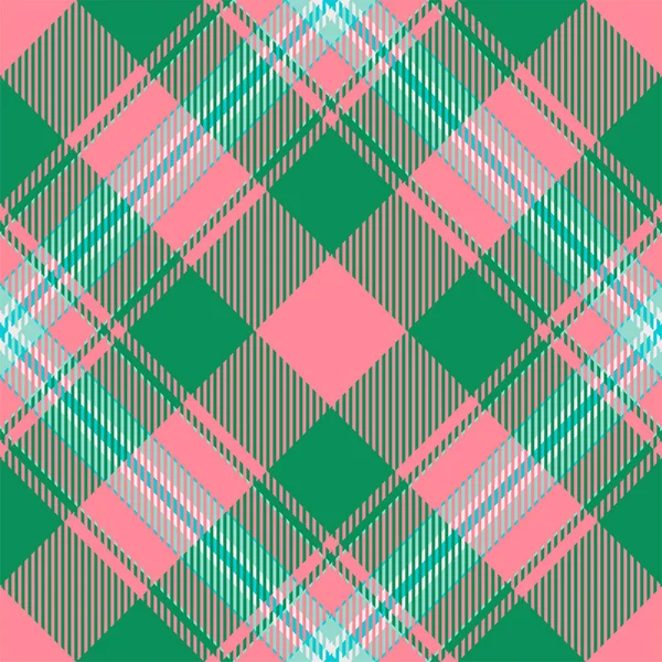 Vecteur Motif Carreaux Écossais Tartan Sans Couture Tissu Fond Rétro — Image vectorielle