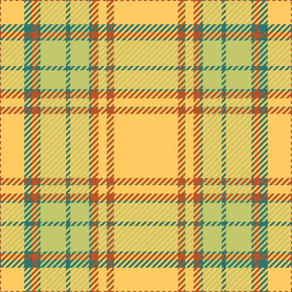 Tartan Skotska Sömlös Rutig Mönster Vektor Retro Bakgrund Tyg Vintage — Stock vektor