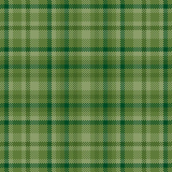 Tartan Plaid Pattern Seamless Print Fabric Texture Check Vector Background — Stock Vector