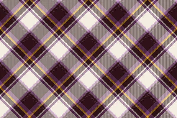 Tartan Scotland Senza Soluzione Continuità Plaid Pattern Vector Tessuto Sfondo — Vettoriale Stock