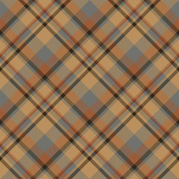 Vecteur Motif Carreaux Écossais Tartan Sans Couture Tissu Fond Rétro — Image vectorielle